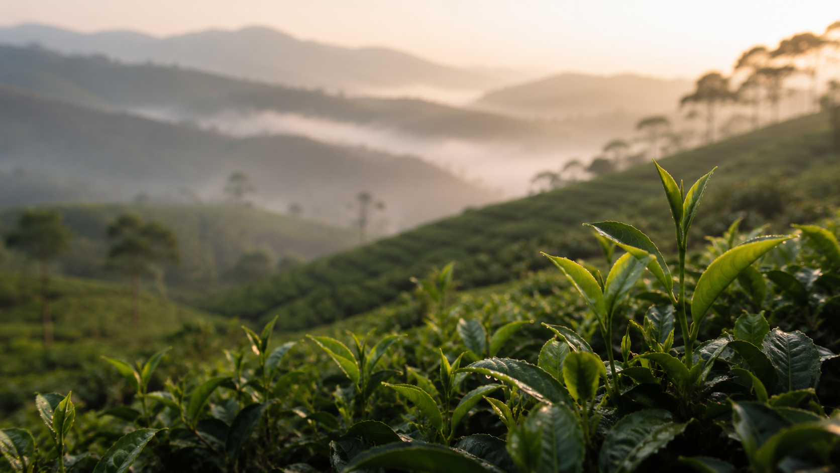 journal, inline image, darjeeling, tea garden, close-up, origin, loose leaf tea, himalaya Darjeeling tea garden in the Himalayan foothills
