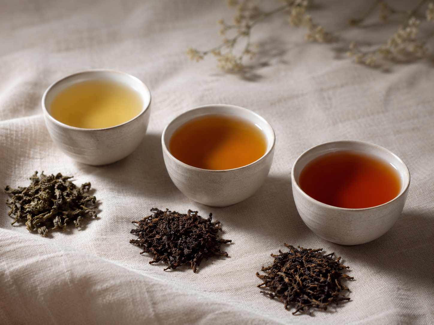 Darjeeling Tea Liquor Colour Comparison