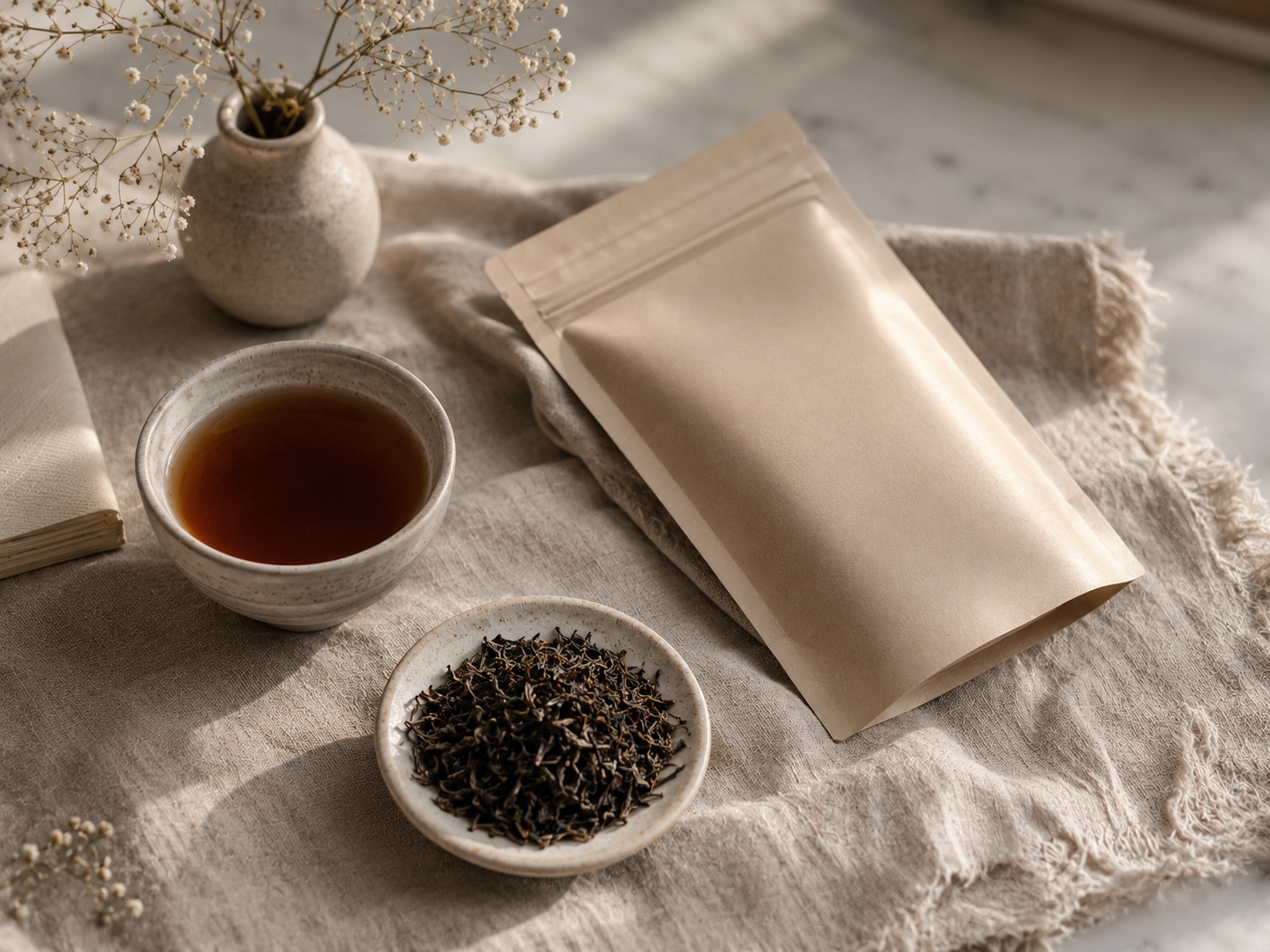 ChaiSoul Darjeeling Tea Coming Soon in Luxembourg Rituel de thé Darjeeling ChaiSoul préparé pour le lancement au Luxembourg